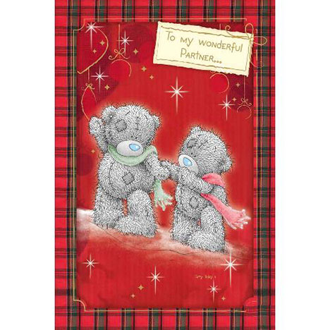 Wonderful Partner Me to You Bear Christmas Card £2.40